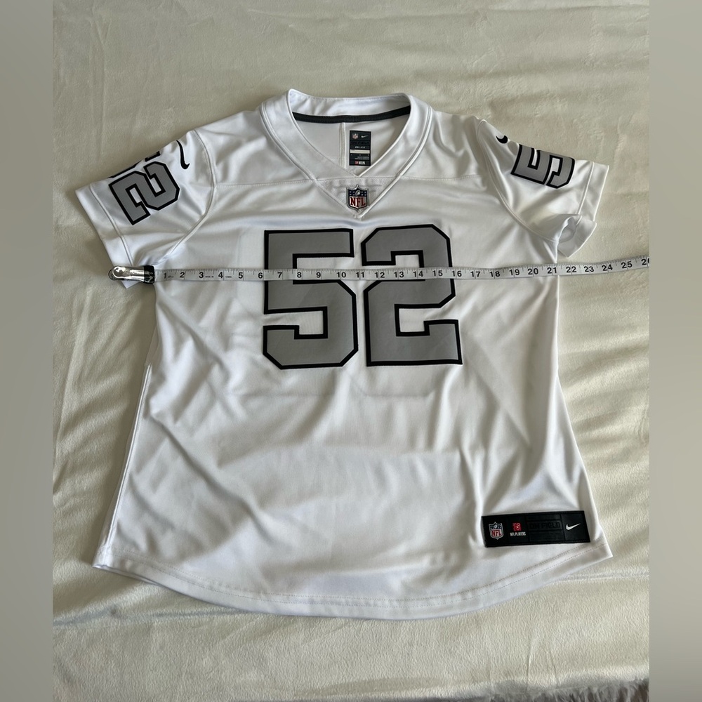 Las Vegas Raiders Khalil Mack Nike Jersey Women’s Size Large - Picture 5 of 11